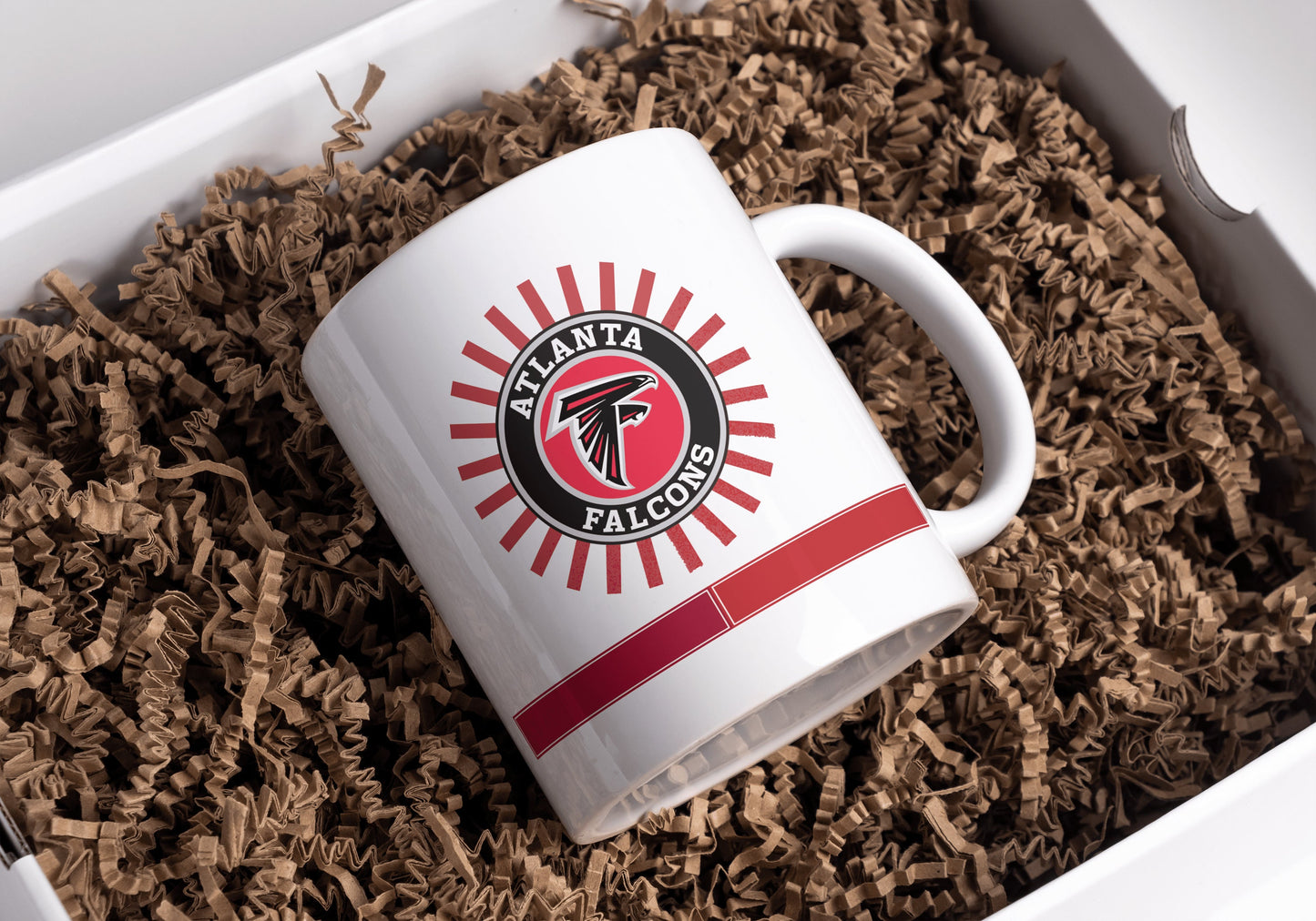 Atlanta Falcons NFL, Taza de fútbol de los Falcons, Taza personalizada de los Atlanta Falcons, Taza de fútbol, ​​Taza con nombre personalizado, Amantes de los Falcons, Taza de los Falcons