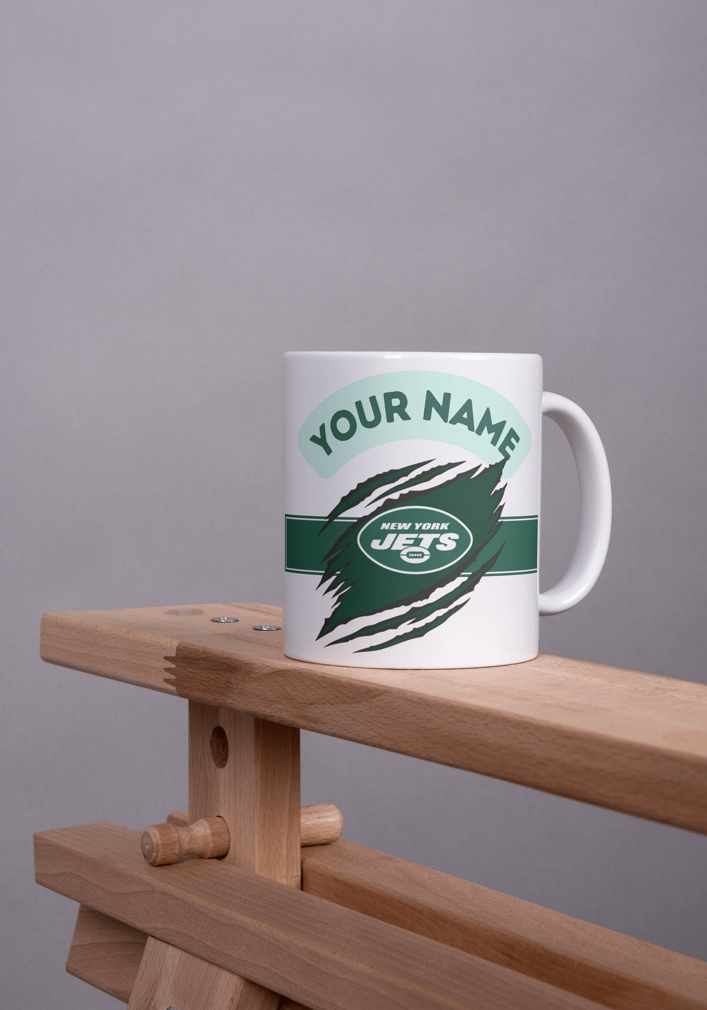Taza de los Jets, taza de café de fútbol de NY, taza de los Jets de NY, taza de la NFL, taza personalizada, Jets, amantes del fútbol