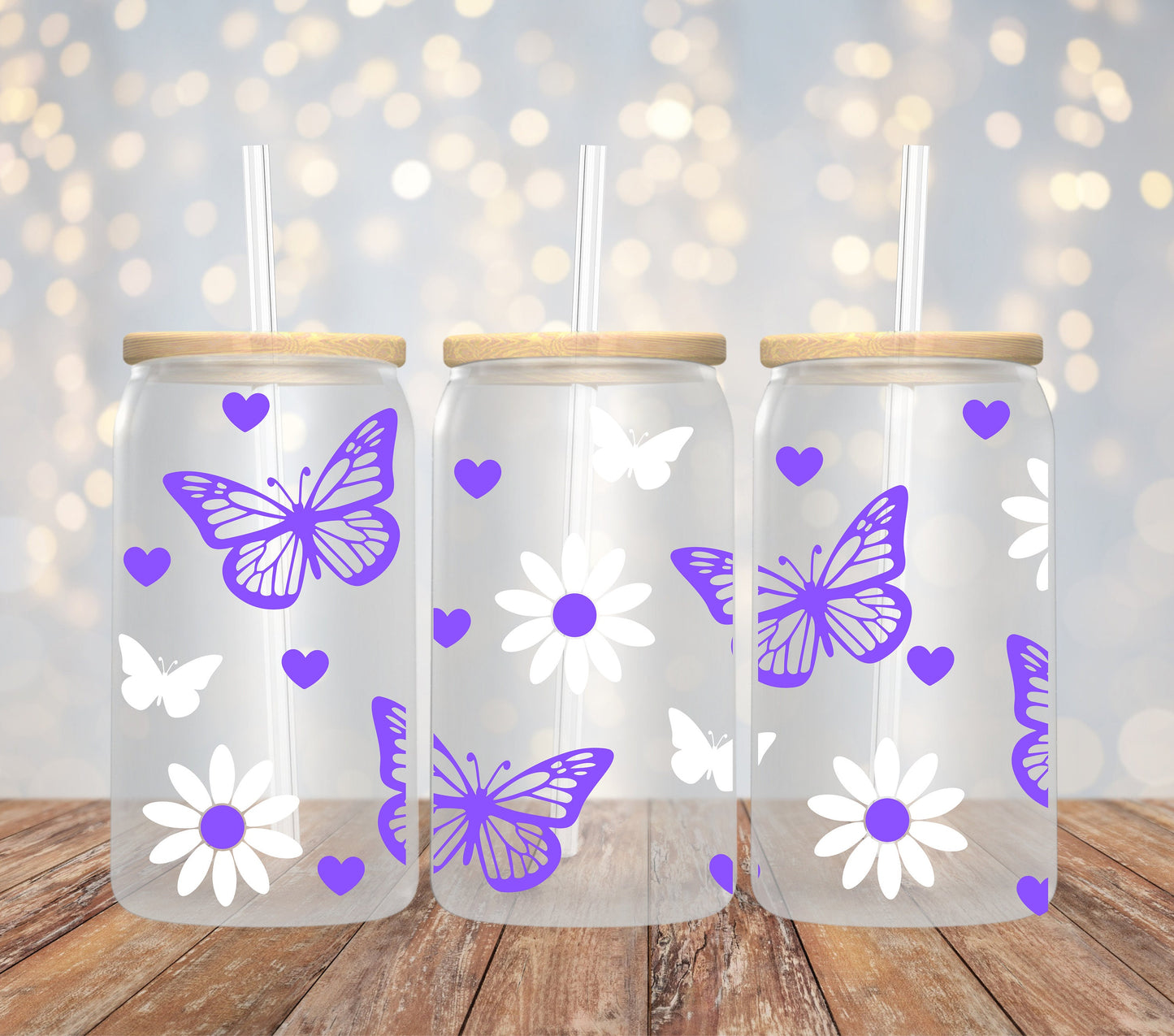 Vidrio Libbey Margarita Mariposa, Vidrio Libbey Mariposa Margarita 16 oz, Mariposas y Margaritas Vidrio de Café Helado, Mariposa Boho