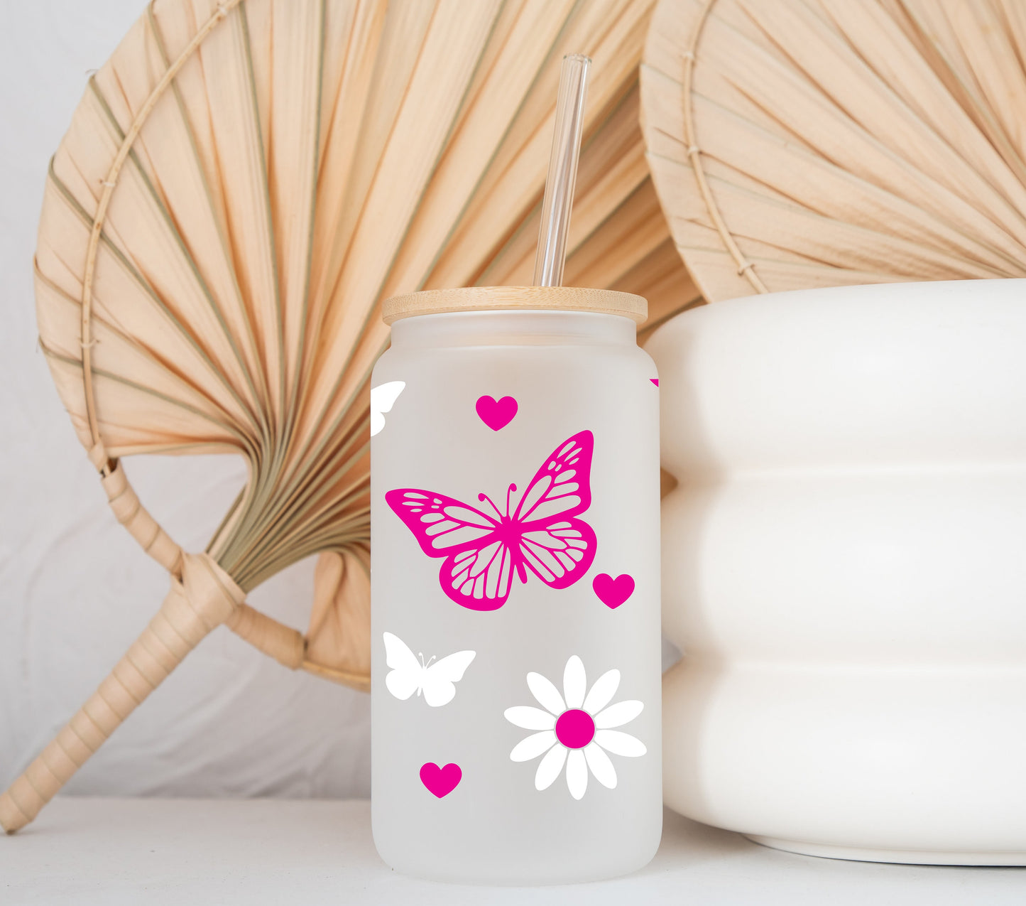 Vidrio Libbey Margarita Mariposa, Vidrio Libbey Mariposa Margarita 16 oz, Mariposas y Margaritas Vidrio de Café Helado, Mariposa Boho