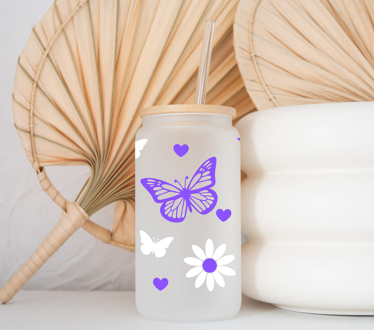 Vidrio Libbey Margarita Mariposa, Vidrio Libbey Mariposa Margarita 16 oz, Mariposas y Margaritas Vidrio de Café Helado, Mariposa Boho