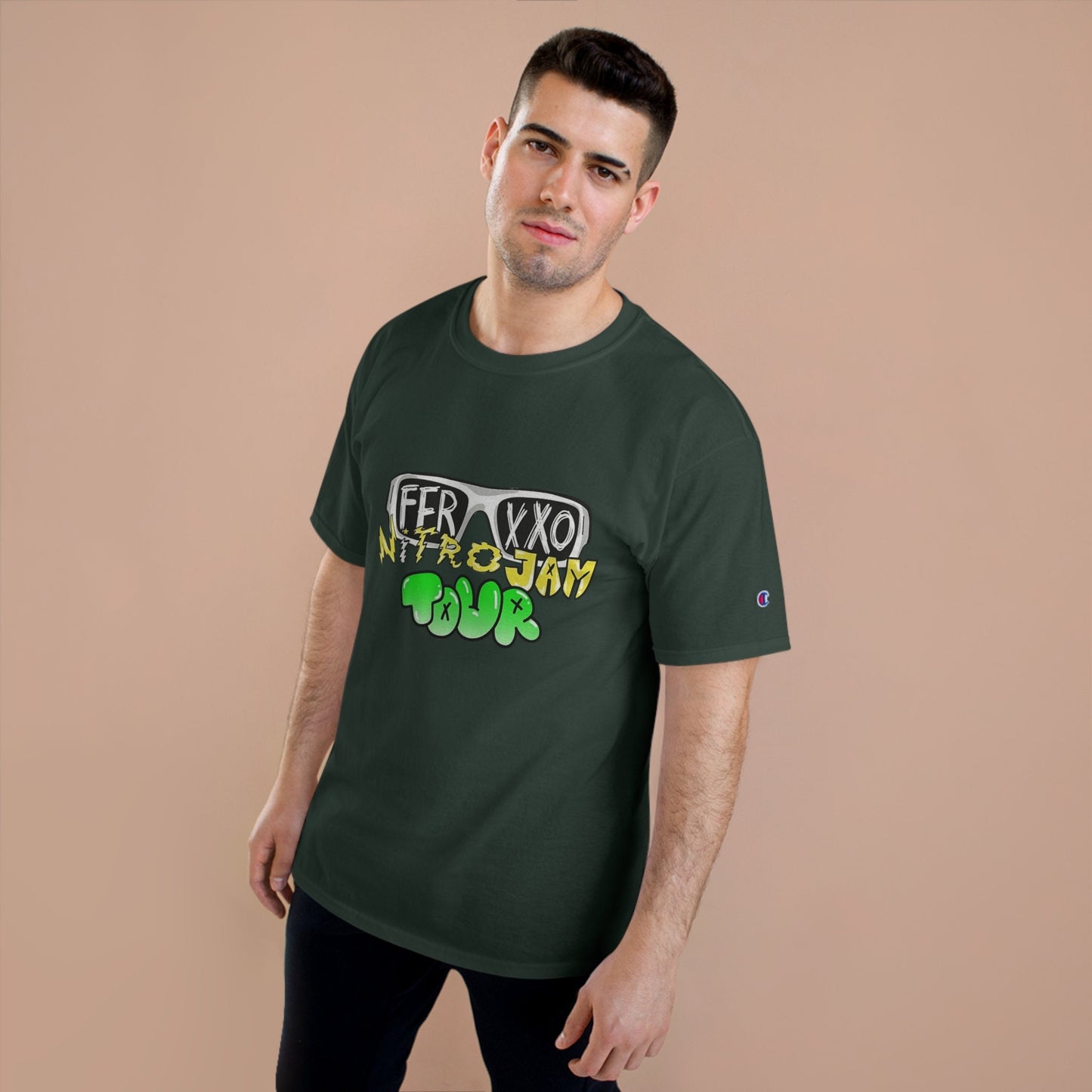 Ferxxo Merch, Nitro Jam shirt, FEID, Retro Ferxxo T-shirt, Brand Champion, Champion T Shirt, UNISEX OVERSIZED, Ferxxo Glasses