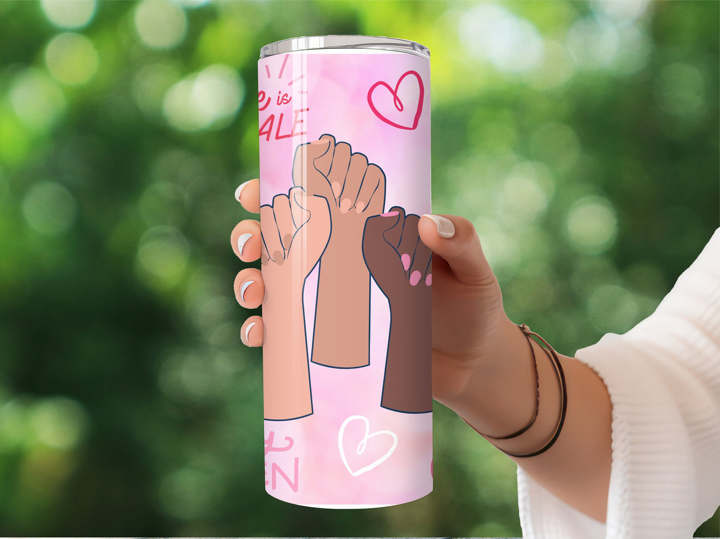 Girl Power, GPW, Strong Girl Tumbler, The future is female Tumbler, Tumbler for Girl Power, GRL PWR , Female Empowerment